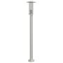 Lámpara de suelo de exterior acero inoxidable plateado 100 cm