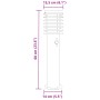 Lámparas de suelo de exterior con sensor 3 uds acero inox 60 cm