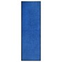 Felpudo lavable azul 60x180 cm