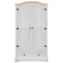 Armario Corona madera maciza de pino blanco 102x52x186 cm