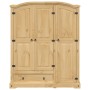 Armario Corona madera maciza de pino 151,5x52x186 cm