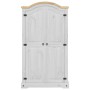 Armario Corona madera maciza de pino blanco 102x52x186 cm