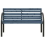 Banco de jardín para niños de madera de abeto chino gris 81 cm
