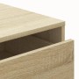 Cajonera de esquina madera ingeniería roble Sonoma 40x41x76 cm