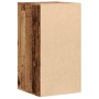 Cómoda de esquina madera de ingeniería envejecida 40x41x76 cm