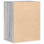 Cajonera de esquina madera ingeniería gris Sonoma 60x41x76 cm