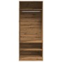 Armario de madera de ingeniería roble artesanal 80x50x200 cm