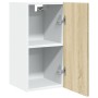 Armario colgante cocina contrachapada color roble 29,5x31x60 cm