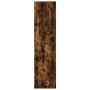 Armario de madera de ingeniería roble ahumado 50x50x200 cm