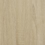 Tocador con taburete roble Sonoma 60x40x113,5 cm