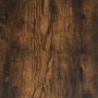 Tocador con taburete roble ahumado 60x40x113,5 cm