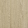 Tocador con mueble roble Sonoma 80x35x132 cm