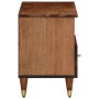 Mueble de TV madera maciza de mango 80x33x46 cm