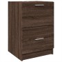Armario de lavabo madera de ingeniería marrón roble 40x37x59 cm