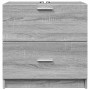 Armario de lavabo madera de ingeniería gris Sonoma 59x37x59 cm