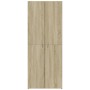 Armario archivador madera ingeniería roble Sonoma 60x32x153 cm