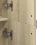 Armario archivador madera ingeniería roble Sonoma 60x32x153 cm