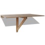 Mesa plegable de pared color roble 100x60 cm
