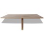 Mesa plegable de pared color roble 100x60 cm