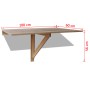 Mesa plegable de pared color roble 100x60 cm