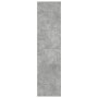 Armario de madera de ingeniería gris hormigón 30x50x200 cm