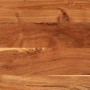 Mueble de TV madera maciza de acacia 80x34x46 cm