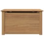 Baúl almacenaje con tapa Panama madera maciza pino 79x42x46 cm