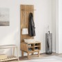 Mueble de recibidor OTTA madera maciza de pino 50x40x160 cm