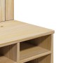 Mueble de recibidor OTTA madera maciza de pino 50x40x160 cm