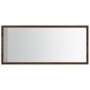 Set de muebles baño 2 pzas madera contrachapada marrón roble