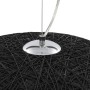 Lámpara colgante negro y dorado E27 Ø70 cm