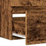 Armario para lavabo madera ingeniería envejecida 100x38,5x45 cm