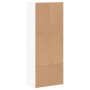 Armario archivador madera de ingeniería blanco 60x32x153 cm