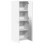 Armario archivador madera de ingeniería blanco 60x32x153 cm