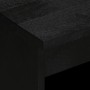 Aparador de madera de ingeniería negro 60x33x75 cm