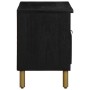Mueble de TV madera de ingeniería negro 80x33x46 cm