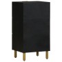 Aparador de madera de ingeniería negro 40x33x75 cm