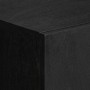 Aparador alto madera de ingeniería negro 60x33x100 cm