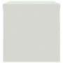 Armario archivador de acero gris claro 90x40x40 cm