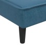 Sofá diván de terciopelo azul