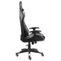 Silla gaming giratoria PVC blanco