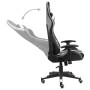Silla gaming giratoria PVC blanco