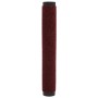 Alfombras de entrada rectangulares de nudo 2 uds rojo 40x60 cm