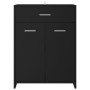 Juego de muebles de baño 4 piezas negro