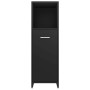 Juego de muebles de baño 4 piezas negro
