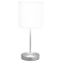 Lámparas de mesa 2 unidades  con botón táctil blanco E14
