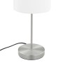 Lámparas de mesa 2 unidades  con botón táctil blanco E14