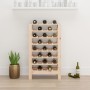 Botellero madera maciza de pino 61,5x30x107,5 cm