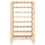 Botellero madera maciza de pino 61,5x30x107,5 cm