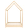 Estructura de cama infantil de madera maciza de pino 90x200 cm
